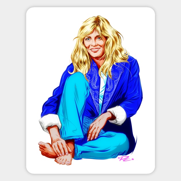 Kim Carnes - An illustration by Paul Cemmick Sticker by PLAYDIGITAL2020